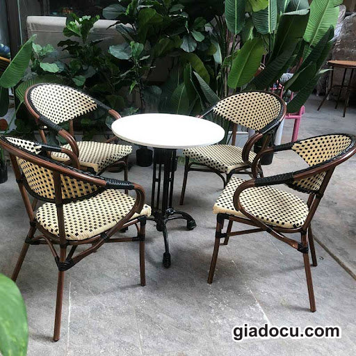 Bàn ghế mây, tre, nhựa giả mây