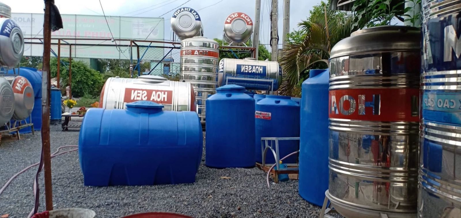 Thanh lý bồn chứa nước cũ giá cao