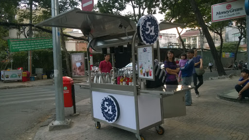 Thanh lý xe trà sữa inox