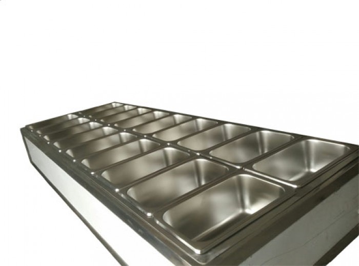 Thanh lý kệ inox trưng hải sản